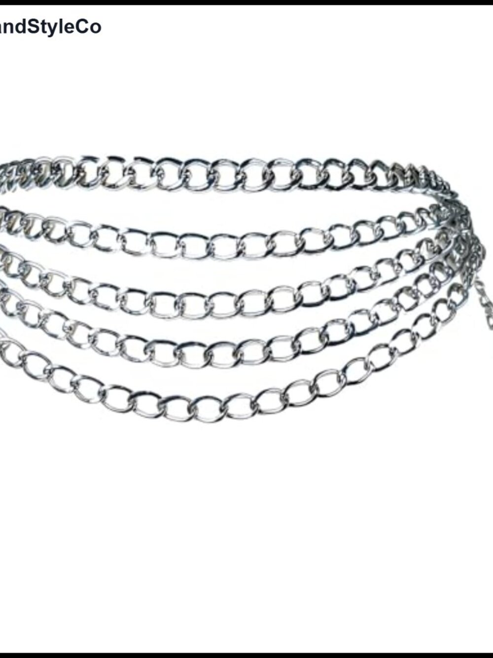 Women's Adjustable Multi-Layer Waist Chain Body Belt Alloy